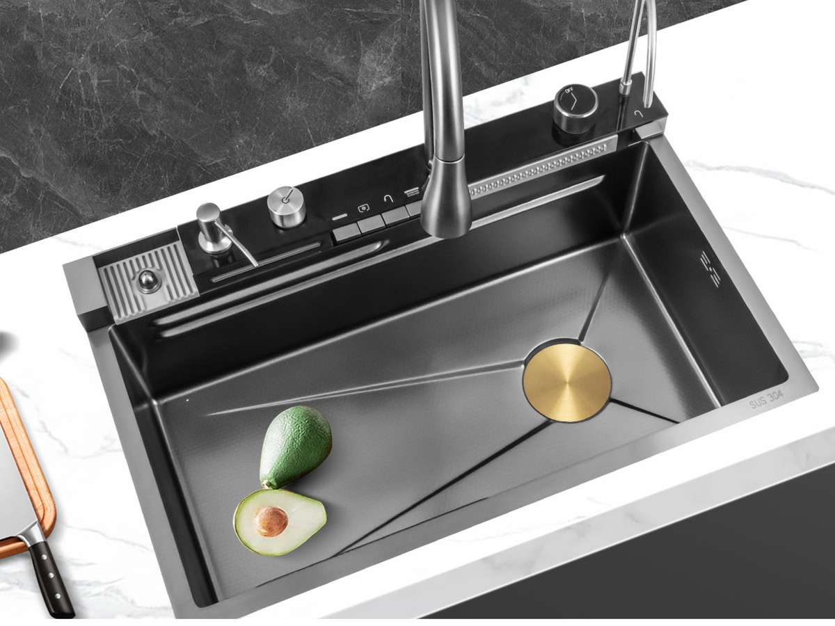 Nano Black Kitchen Sink