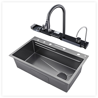 Brushed Workstation Sink